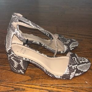 A New Day “Snakeskin” Heels